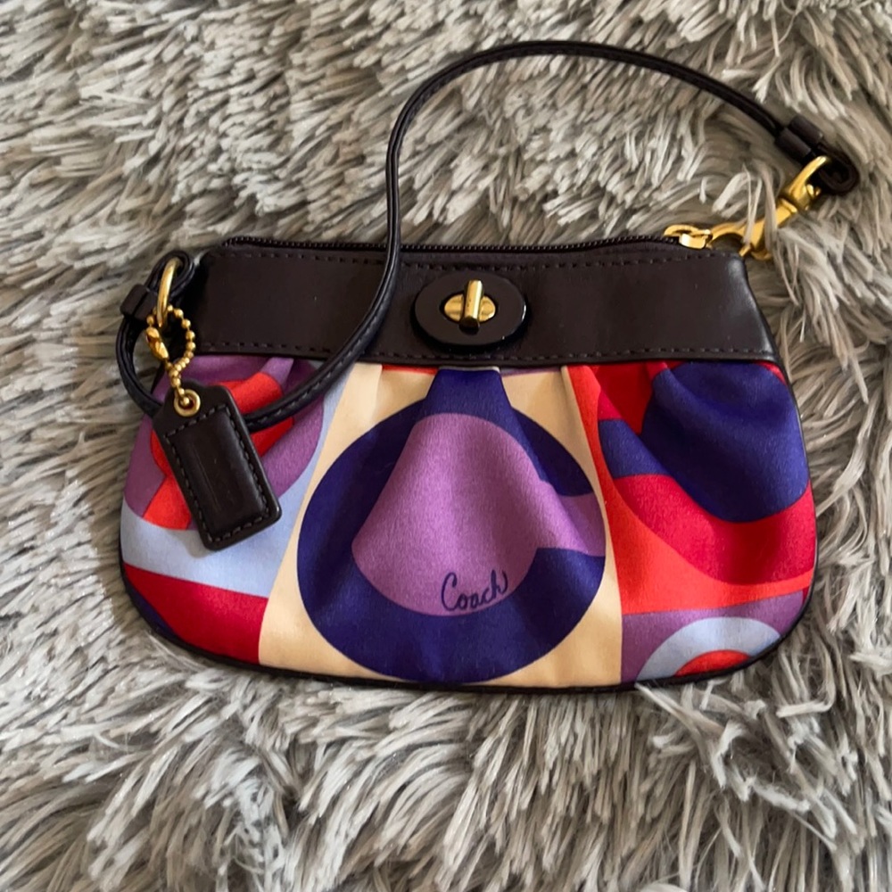 Authentic Coach Mini Wristlet